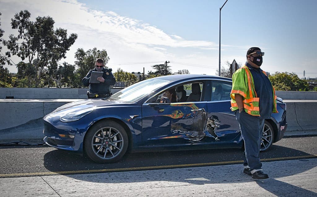 Tesla accident