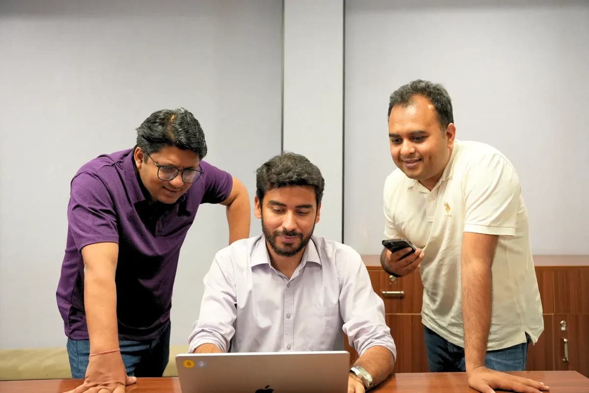 Drizz Founders (L-R) – Partha Mohanty, Yash Varyani, Asad Abrar