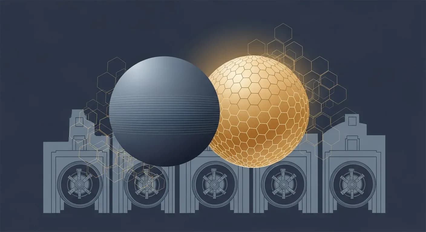 Illustration of institutional digital asset fund structures in Europe