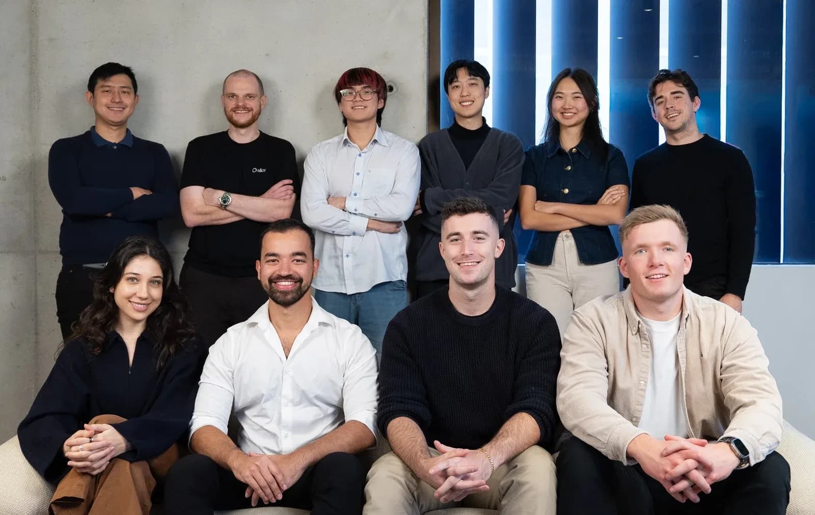 The Alloy Robotics team, with founder and CEO Joe Harris front center
