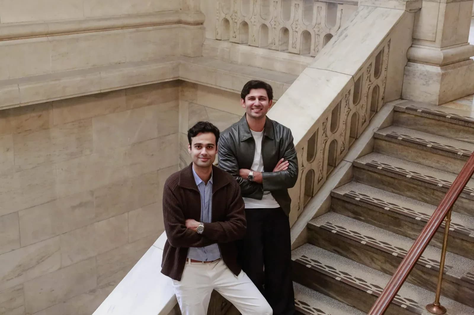 Anchr co-founders Tzar Taraporvala and Smayan Mehra. Photo credit: Alison Schiebel