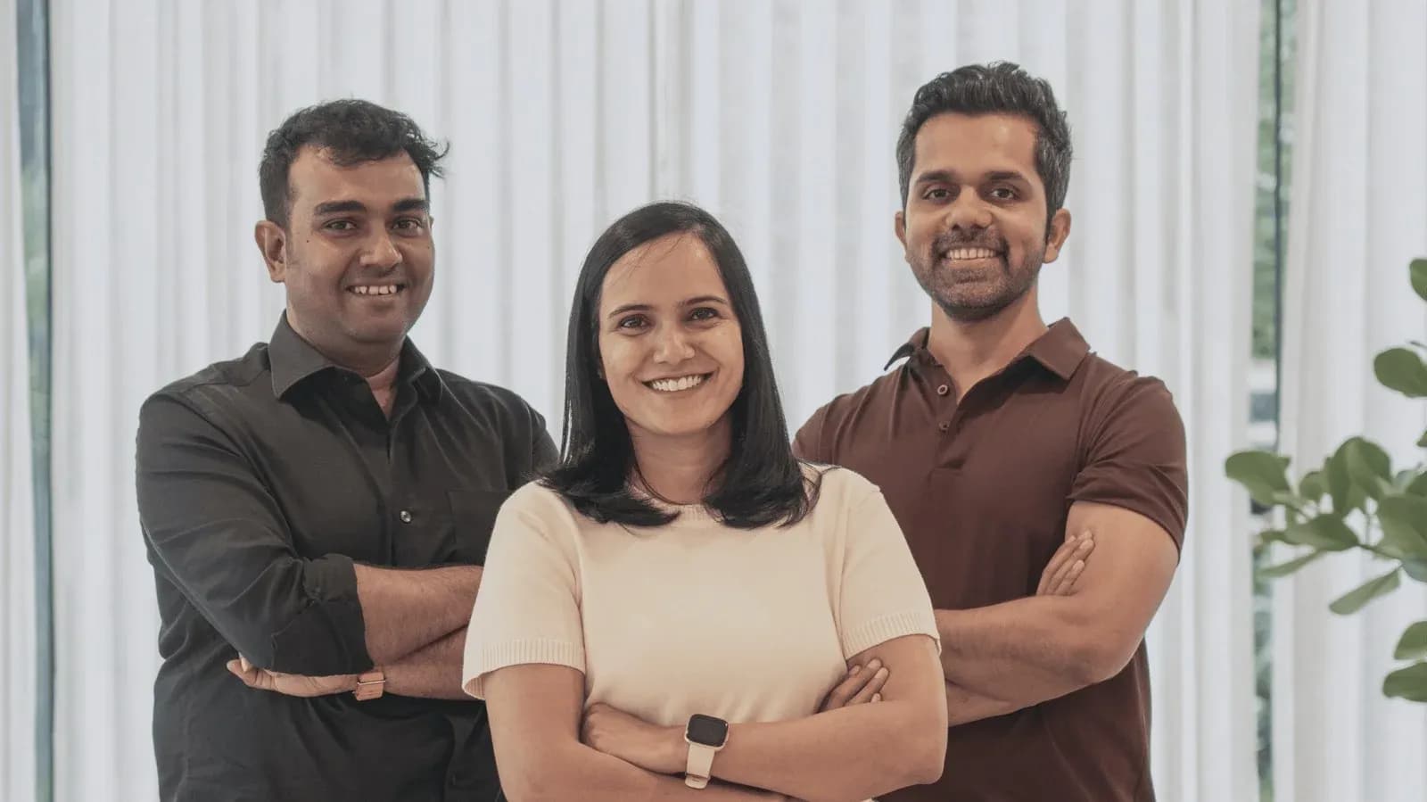 Echovane founders Himadri Roy, Smriti Gupta and Vipul Nair