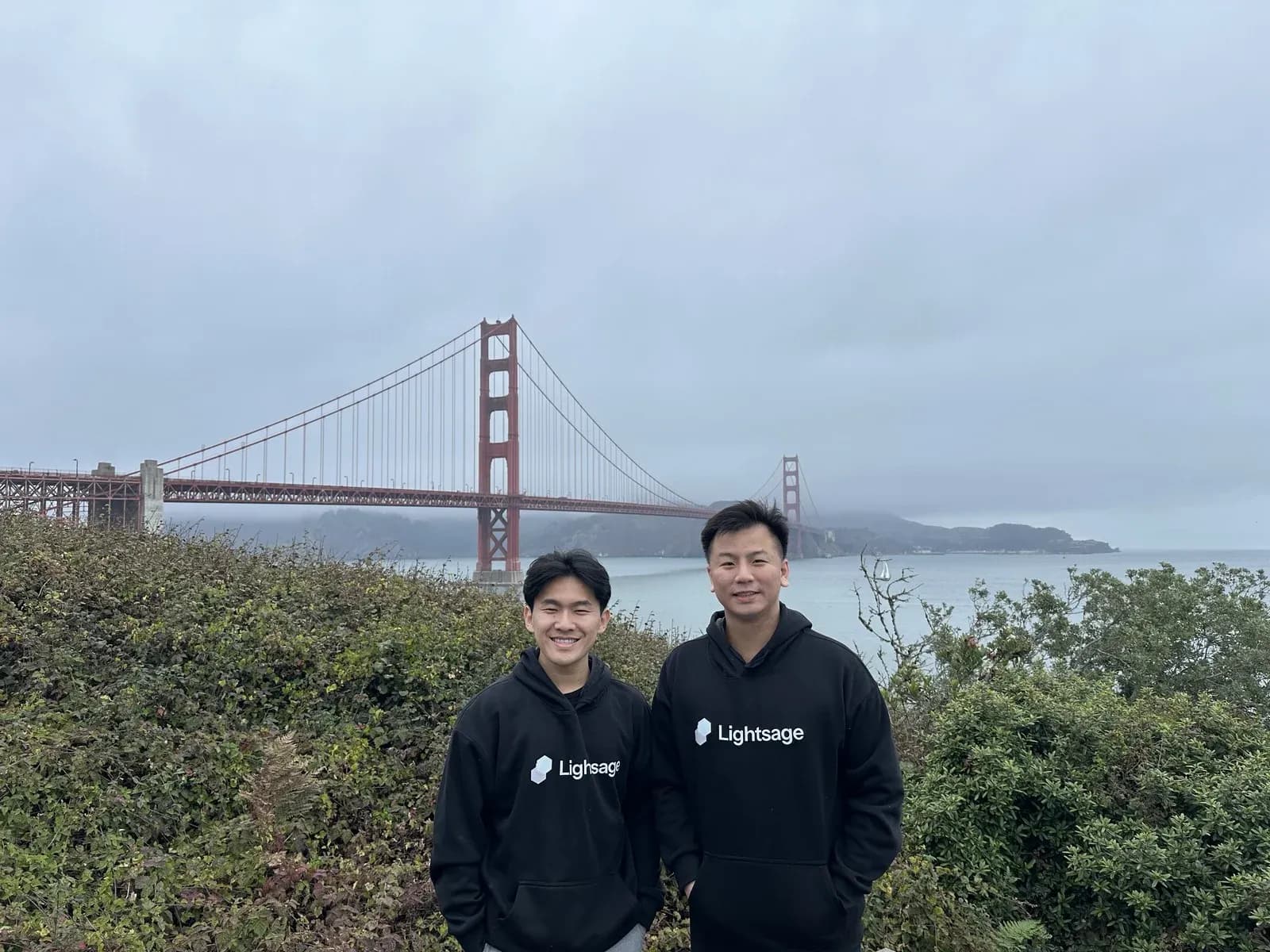 Lightsage co-founders Jun Liang Lee and Sean Er in San Francisco