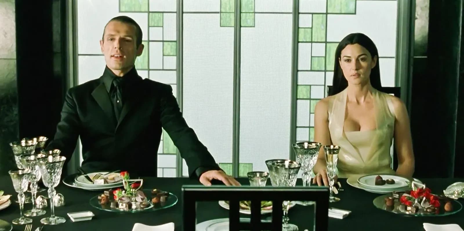 Lambert Wilson as the Merovingian in The Matrix Reloaded (2003)