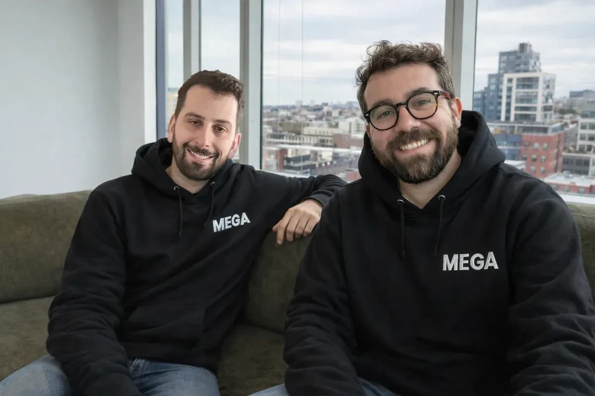 Robbie Schneidman and Lucas Pellan, co-founders of Mega
