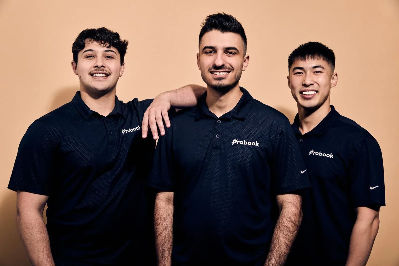 Probook co-founders Ben Cervantez, George Eliadis and Lewis Zhang