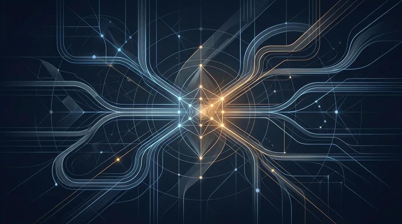Illustration of institutional trading infrastructure connecting to prediction market hubs