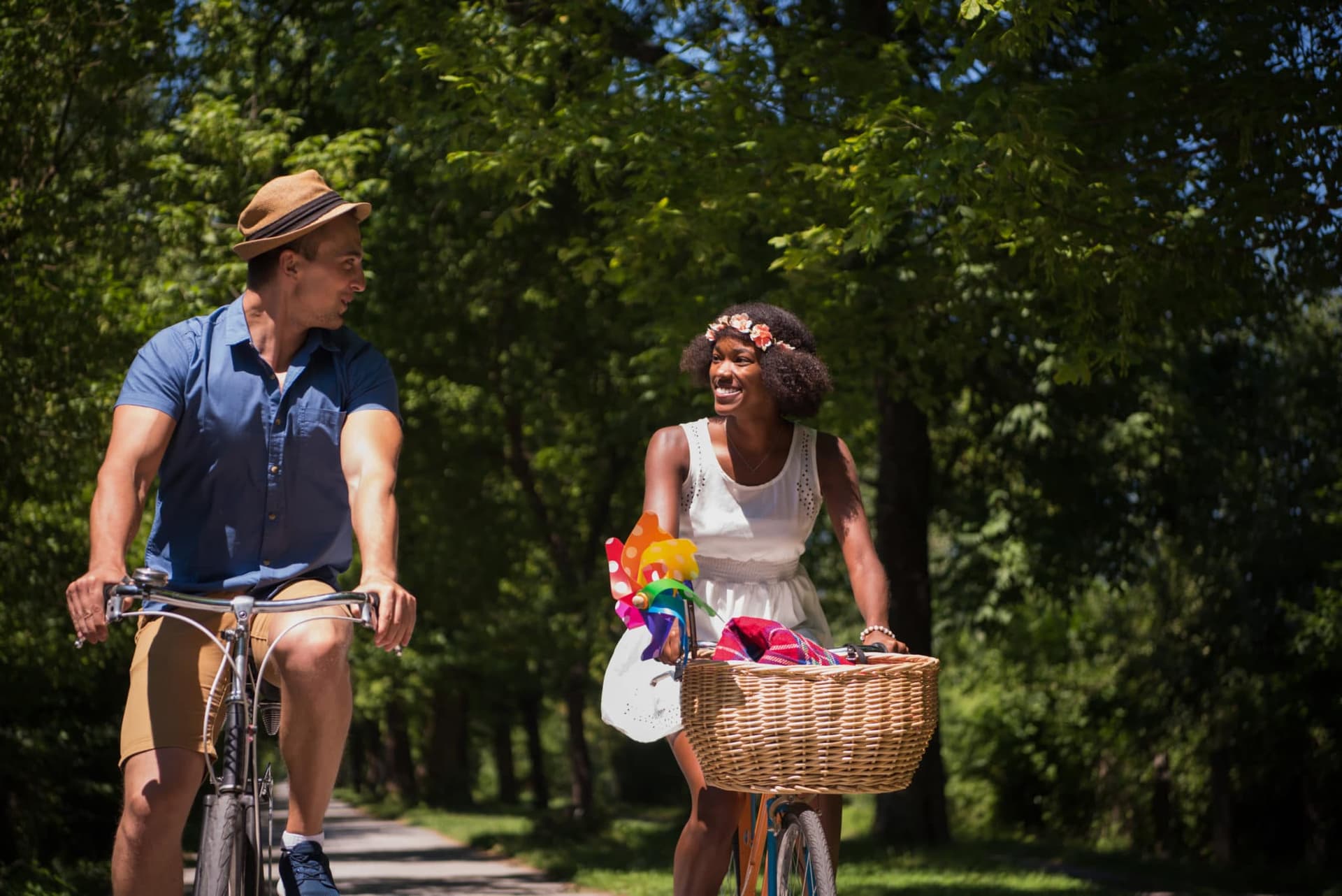 bike ride in nature