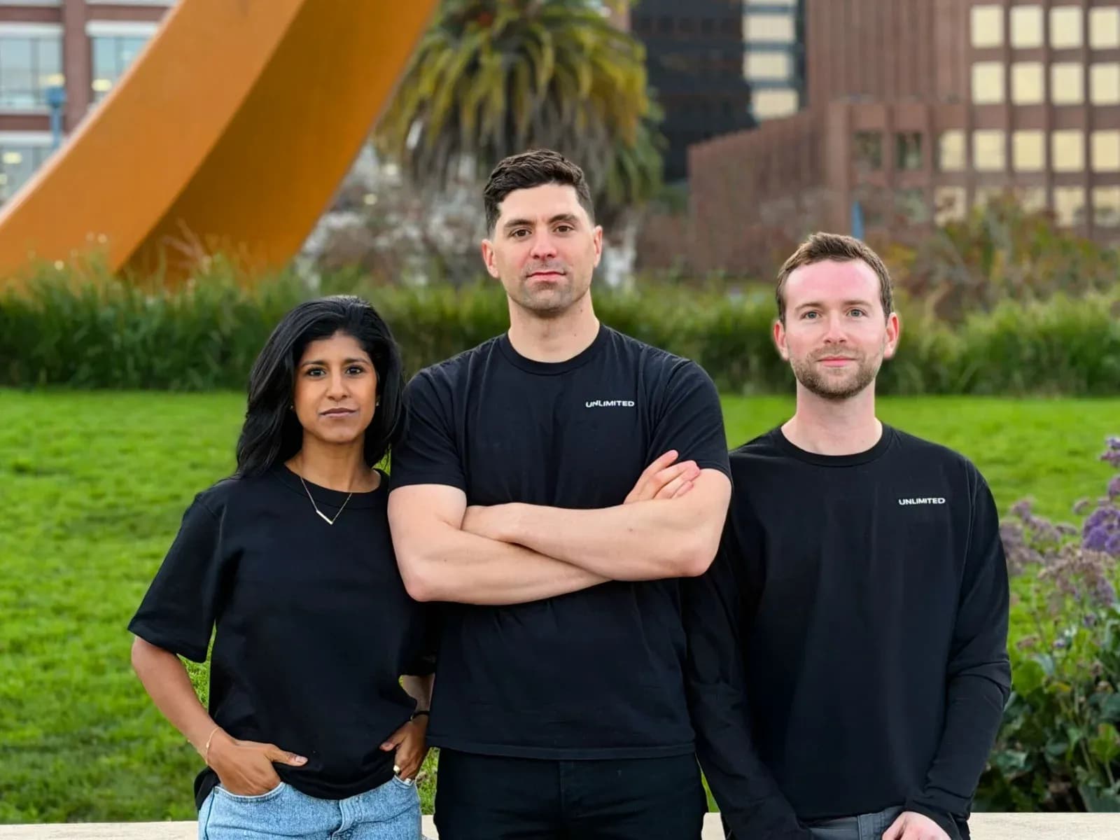 Unlimited Industries founders L to R Tara Viswanathan, Alex Modon and Jordan Stern