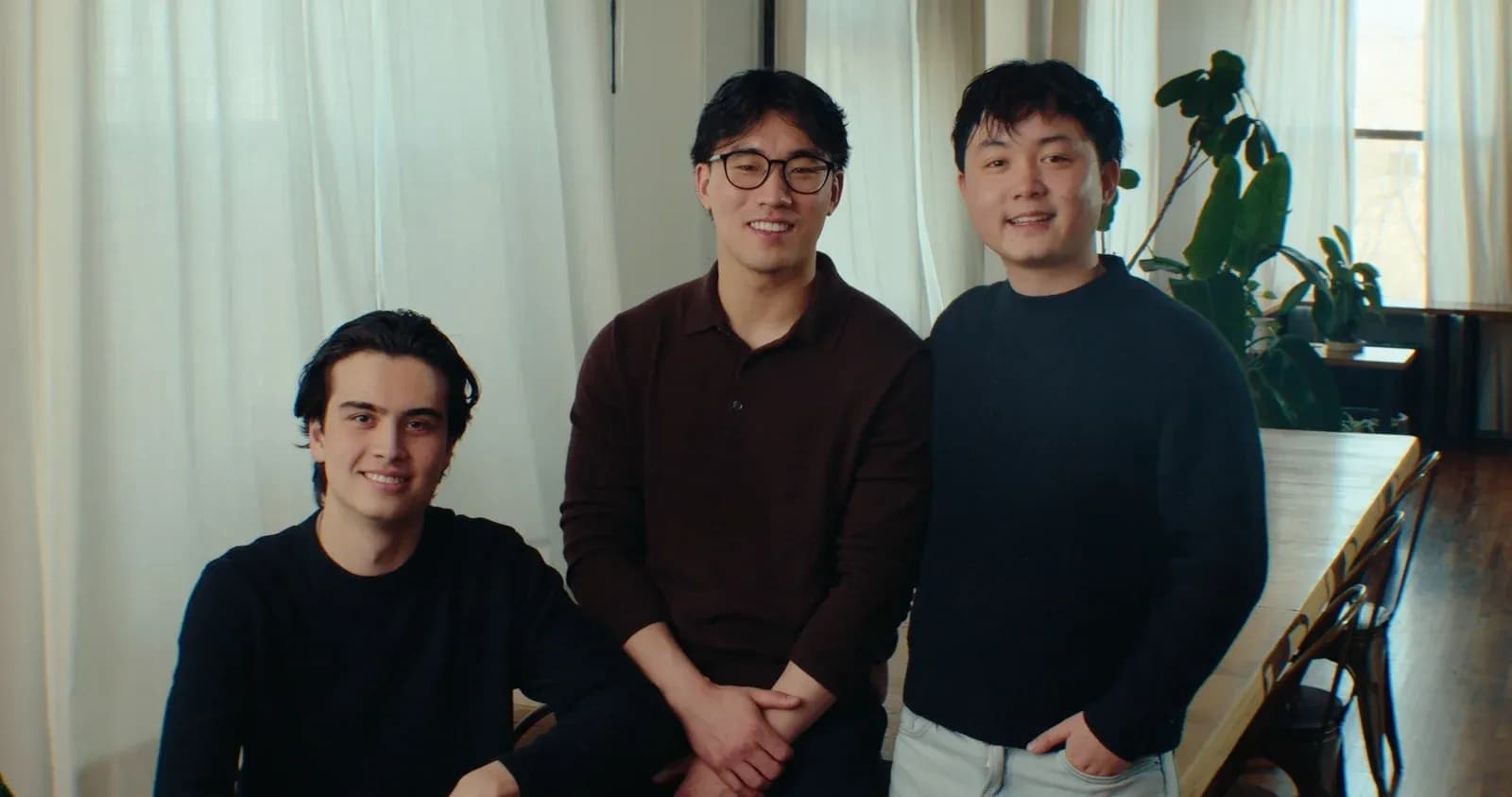 Auctor co-founders, from left: Matthew Blackburn (CTO), William Sun (CEO), Sky Ng-Thow-Hing (CPO)