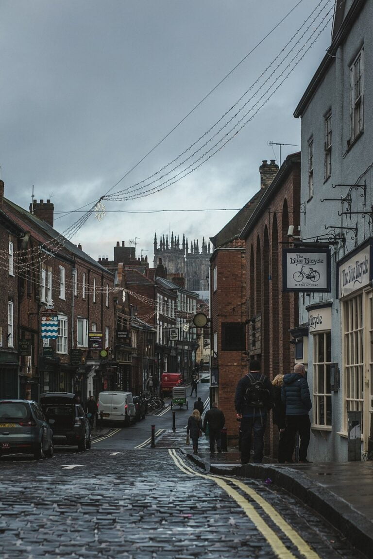 street, buildings, town