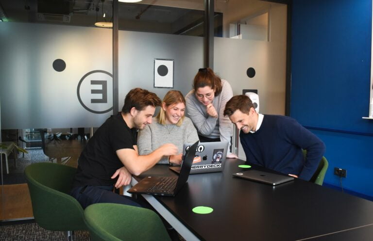 How to Find the Best Employee for Your Business 8 people sitting on chair in front of laptop computers